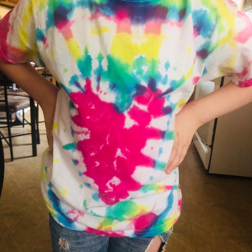 Heart tie dye
